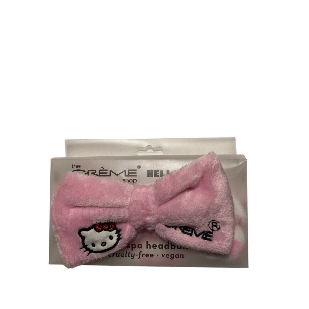The Creme Shop x Hello Kitty Plush‎ Spa Headband Hello Kitty Signature Bow Pink